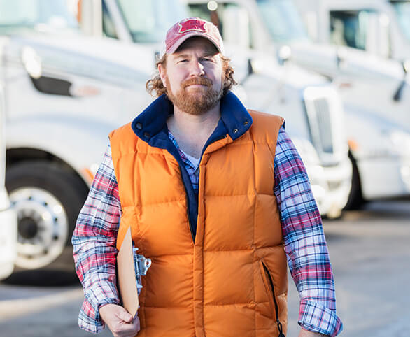 Truck Driver Orange 1