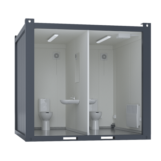 10′ Toilet Container, Premium | MC Containers