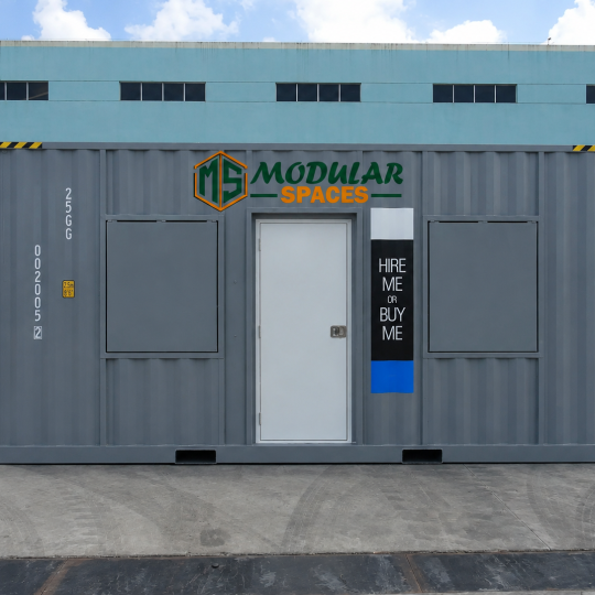 20ft (6m) high cube office container with kitchenette & internal conduit