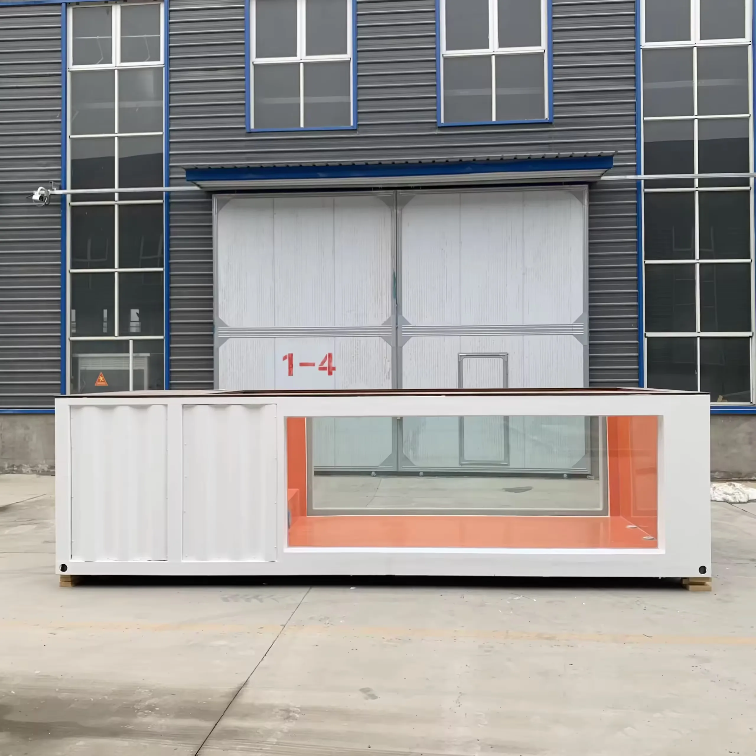 20ft container swimming pool with fiber glass window