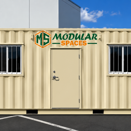 20ft (6m) ground level office container