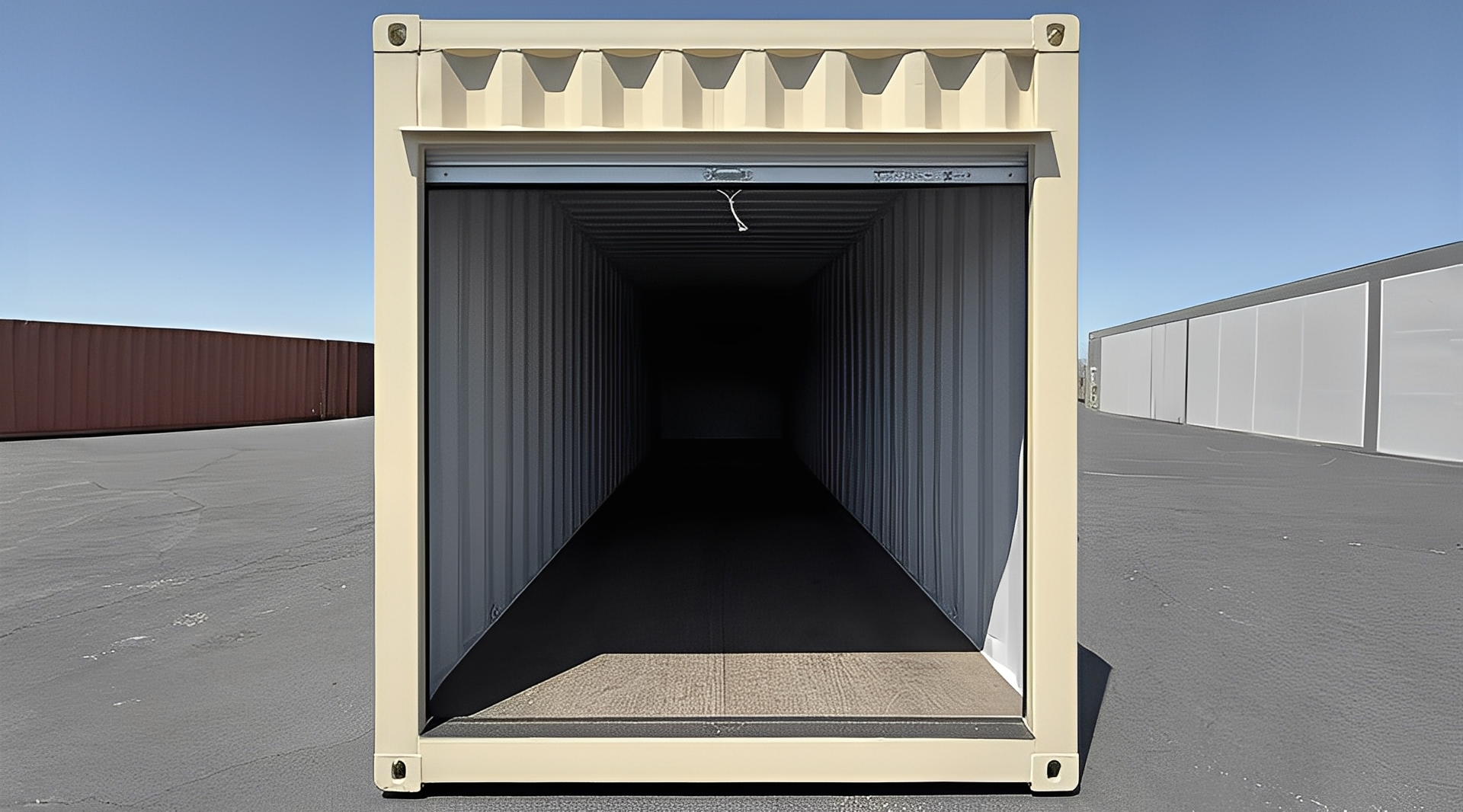30ft refurbished shipping container with roll up door container prod au
