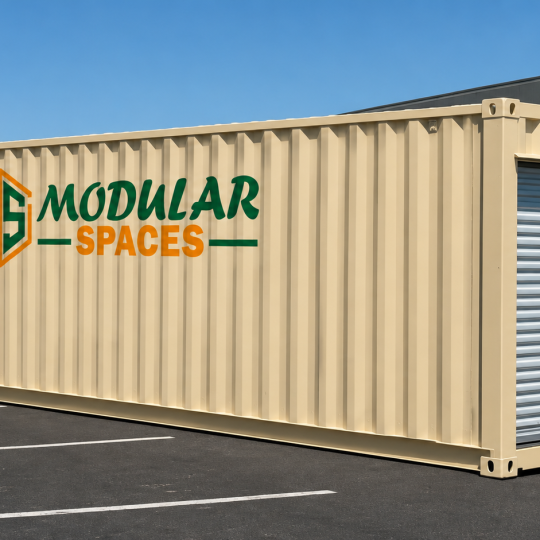 30ft shipping container with roll up door