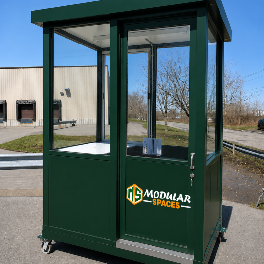 4 x 6 guard booth / parking booth – black (copy)