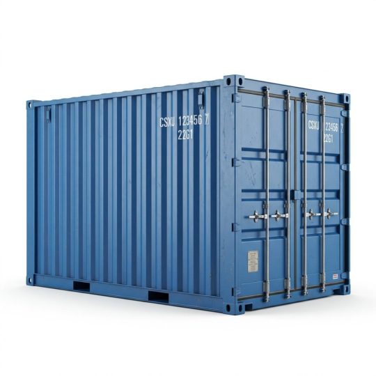 8ft One-Trip Shipping Container - One-Trip - Blue