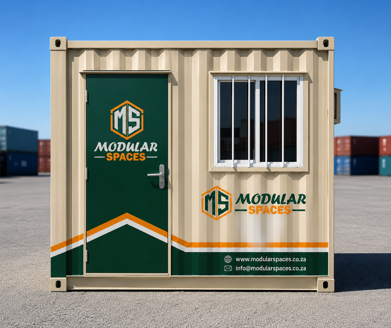 10ft (3m) refurbished ground level office container