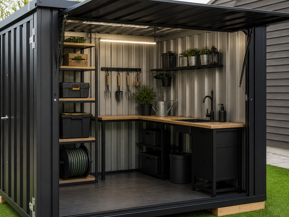 flat pack container 3×2 xl meters