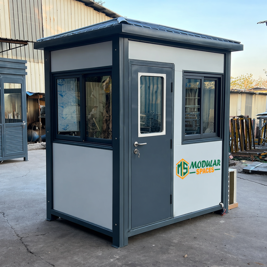 guard shack bw 6.5×5ft with ac & heating – security use