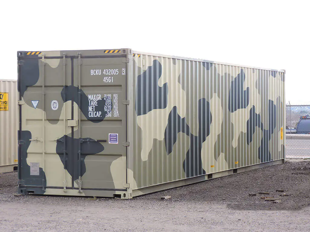 Camouflaged Container