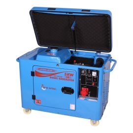 MAC AFRIC 6.5KVA (5 KW) Standby Enclosed Type Diesel Generator - 380V Three Phase