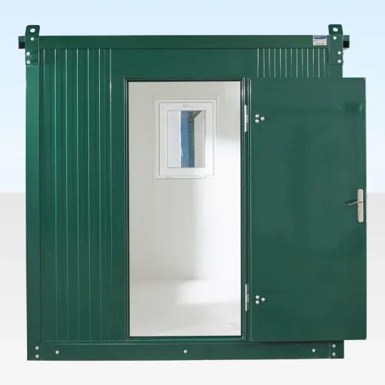 2.3m x 2.3m flat packed office cabin 1