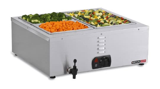 2 Division Electric Bain Marie (Table Top)